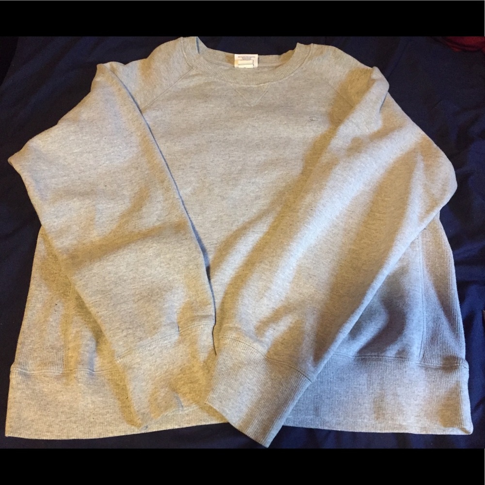 Vintage Champion Crewneck Sweater Gray Size:M